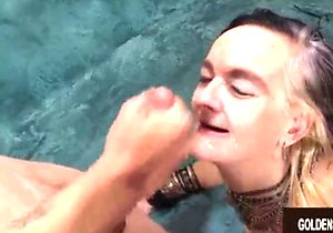 Old skank cums from pain and humiliation