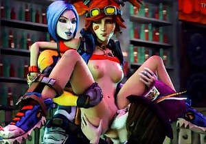 Truly violent sex with a beautifully animated hoe